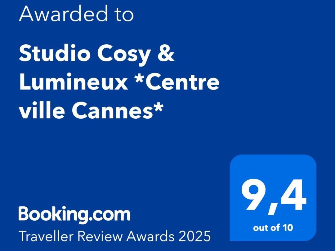 Studio Cosy & Lumineux *Centre Ville Cannes* Ngoại thất bức ảnh